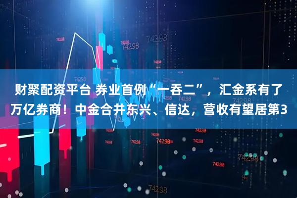 财聚配资平台 券业首例“一吞二”，汇金系有了万亿券商！中金合并东兴、信达，营收有望居第3