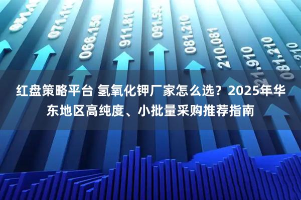 红盘策略平台 氢氧化钾厂家怎么选？2025年华东地区高纯度、小批量采购推荐指南